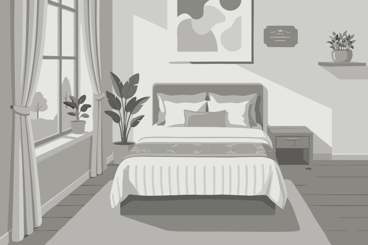 Double Bed in 4-Bed Mixed Dormitory Room